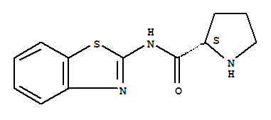 (2s)-(9ci)-n-2-苯并噻唑-2-吡咯烷羧酰胺结构式_775562-81-7结构式