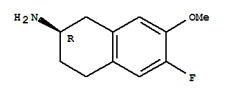 (2r)-(9ci)-6-氟-1,2,3,4-四氢-7-甲氧基-2-萘胺结构式_775564-35-7结构式