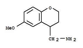 2H-1-benzopyran-4-methanamine,3,4-dihydro-6-methoxy-(9ci) Structure,776247-24-6Structure