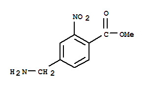 (9ci)-4-(氨基甲基)-2-硝基-苯甲酸甲酯结构式_776286-94-3结构式