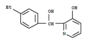 (9ci)-alpha-(4-乙基苯基)-3-羟基-2-吡啶甲醇结构式_776317-60-3结构式