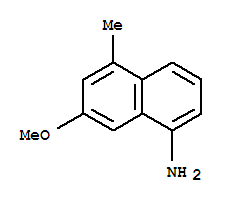 (9ci)-7-甲氧基-5-甲基-1-萘胺结构式_777005-10-4结构式