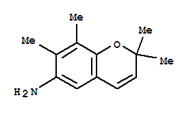 2H-1-benzopyran-6-amine,2,2,7,8-tetramethyl-(9ci) Structure,777016-50-9Structure