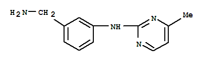 (9ci)-n-[3-(氨基甲基)苯基]-4-甲基-2-嘧啶胺结构式_777041-05-1结构式