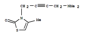 2(3H)-thiazolone,3-[4-(dimethylamino)-2-butynyl]-4-methyl-(9ci) Structure,777801-82-8Structure