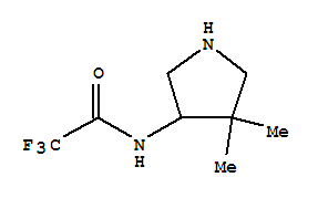 Acetamide, n-(4,4-dimethyl-3-pyrrolidinyl)-2,2,2-trifluoro-, (+)-(9ci) Structure,777827-09-5Structure