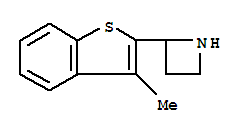 (9ci)-2-(3-甲基苯并[b]噻吩-2-基)-氮杂丁烷结构式_777887-47-5结构式