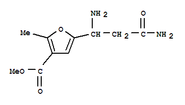 3-Furancarboxylicacid,5-(1,3-diamino-3-oxopropyl)-2-methyl-,methylester(9ci) Structure,777887-95-3Structure