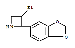 (9ci)-2-(1,3-苯并二氧杂环戊烯l-5-基)-3-乙基-氮杂丁烷结构式_777888-45-6结构式