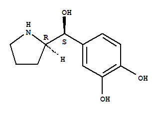 1,2-Benzenediol, 4-(hydroxy-2-pyrrolidinylmethyl)-, (r*,s*)-(9ci) Structure,77813-17-3Structure