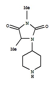 2,4-Imidazolidinedione,3,5-dimethyl-1-(4-piperidinyl)-(9ci) Structure,778526-21-9Structure