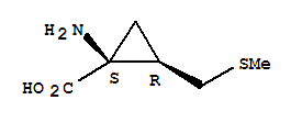 顺式-(9ci)-1-氨基-2-[(甲基硫代)甲基]-环丙烷羧酸结构式_778537-26-1结构式