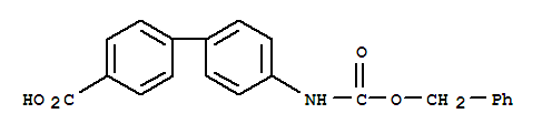 4-Benzyloxycarbonylamino-biphenyl-4-carboxylic acid Structure,778601-54-0Structure