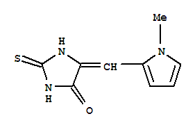 4-Imidazolidinone,5-[(1-methyl-1h-pyrrol-2-yl)methylene]-2-thioxo-(9ci) Structure,778620-94-3Structure