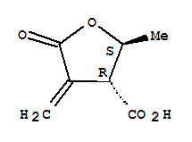 (2r,3s)-rel-(9ci)-四氢-2-甲基-4-亚甲基-5-氧代-3-呋喃羧酸结构式_778649-16-4结构式