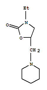 2-Oxazolidinone,3-ethyl-5-(1-piperidinylmethyl)-(9ci) Structure,779266-35-2Structure