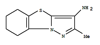 (9ci)-5,6,7,8-四氢-2-甲基-吡唑并[5,1-b]苯并噻唑-3-胺结构式_779293-70-8结构式