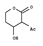 (9ci)-3-乙酰基四氢-4-羟基-2H-吡喃-2-酮结构式_77931-66-9结构式