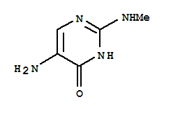 4(1H)-pyrimidinone, 5-amino-2-(methylamino)-(9ci) Structure,77994-14-0Structure