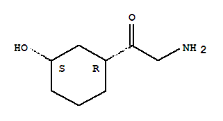 顺式-(9ci)-2-氨基-1-(3-羟基环己基)-乙酮结构式_780004-43-5结构式