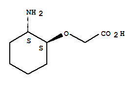 (1s-反式)-(9ci)-[(2-氨基环己基)氧基]-乙酸结构式_780008-21-1结构式