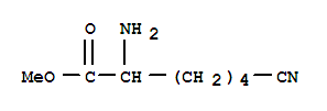 Hexanoic acid, 2-amino-6-cyano-, methyl ester (9ci) Structure,780019-06-9Structure