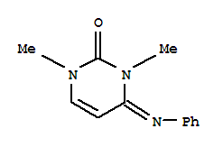 (9ci)-3,4-二氢-1,3-二甲基-4-(苯基亚氨基)-2(1H)-嘧啶酮结构式_780693-91-6结构式