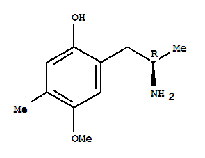 Phenol, 2-(2-aminopropyl)-4-methoxy-5-methyl-, (r)-(9ci) Structure,780697-71-4Structure