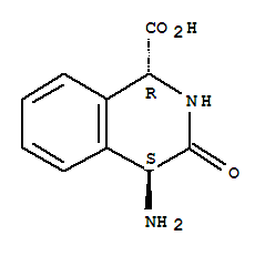 反式-(9ci)-4-氨基-1,2,3,4-四氢-3-氧代-1-异喹啉羧酸结构式_780726-56-9结构式