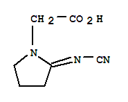 1-Pyrrolidineaceticacid,2-(cyanoimino)-(9ci) Structure,780726-61-6Structure