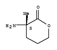 (s)-(9ci)-3-氨基四氢-3-甲基-2H-吡喃-2-酮结构式_780728-75-8结构式