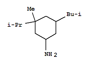 (9ci)-3-甲基-3-(1-甲基乙基)-5-(2-甲基丙基)-环己胺结构式_780739-48-2结构式