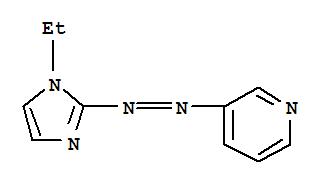 (9CI)-3-[(1-乙基-1H-咪唑-2-基)氮杂]-吡啶结构式_780761-64-0结构式