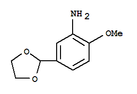 O-anisidine, 5-(1,3-dioxolan-2-yl)-(5ci) Structure,780774-01-8Structure