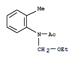 (9ci)-n-(乙氧基甲基)-n-(2-甲基苯基)-乙酰胺结构式_780821-11-6结构式