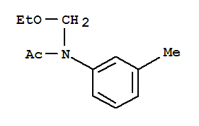 (9ci)-n-(乙氧基甲基)-n-(3-甲基苯基)-乙酰胺结构式_780821-12-7结构式