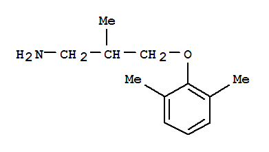 (9ci)-3-(2,6-二甲基苯氧基)-2-甲基-1-丙胺结构式_781595-59-3结构式