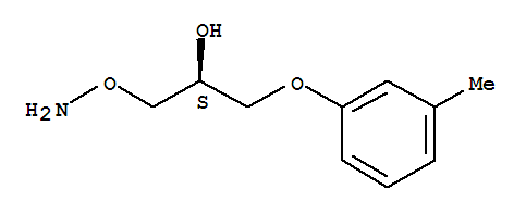 (2s)-(9ci)-1-(氨基氧基)-3-(3-甲基苯氧基)-2-丙醇结构式_781604-80-6结构式