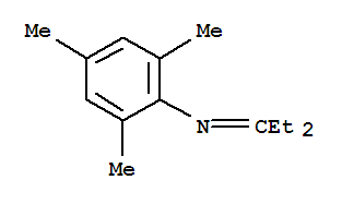 Benzenamine, n-(1-ethylpropylidene)-2,4,6-trimethyl-(9ci) Structure,781628-72-6Structure