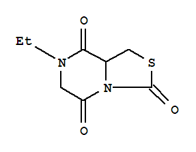 3H-thiazolo[3,4-a]pyrazine-3,5,8-trione,7-ethyltetrahydro-(9ci) Structure,781648-43-9Structure