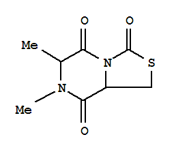 3H-thiazolo[3,4-a]pyrazine-3,5,8-trione,tetrahydro-6,7-dimethyl-(9ci) Structure,781648-47-3Structure