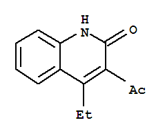 2(1H)-quinolinone,3-acetyl-4-ethyl-(9ci) Structure,781665-09-6Structure