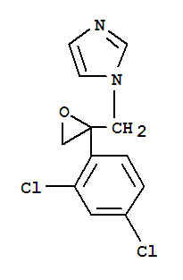 1-[[2-(2,4-二氯苯基)环氧乙烷]甲基]-1H-咪唑结构式_78202-37-6结构式