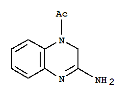 (9ci)-4-乙酰基-3,4-二氢-2-喹噁啉胺结构式_782428-50-6结构式