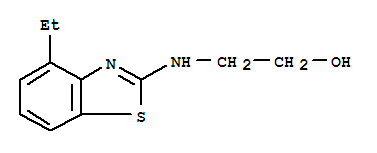 Ethanol, 2-[(4-ethyl-2-benzothiazolyl)amino]-(9ci) Structure,78291-07-3Structure