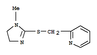 Pyridine,2-[[(4,5-dihydro-1-methyl-1h-imidazol-2-yl)thio]methyl]-(9ci) Structure,783247-73-4Structure