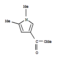 (9ci)-1,5-二甲基-1H-吡咯-3-羧酸甲酯结构式_78331-67-6结构式