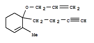 (9ci)-6-(3-丁炔基)-1-甲基-6-(2-丙烯基氧基)-环己烯结构式_783322-15-6结构式