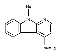 9H-pyrido[2,3-b]indol-4-amine,n,n,9-trimethyl-(9ci) Structure,784076-51-3Structure