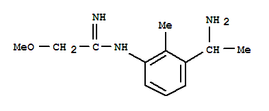 Ethanimidamide, n-[3-(1-aminoethyl)-2-methylphenyl]-2-methoxy-(9ci) Structure,784121-55-7Structure